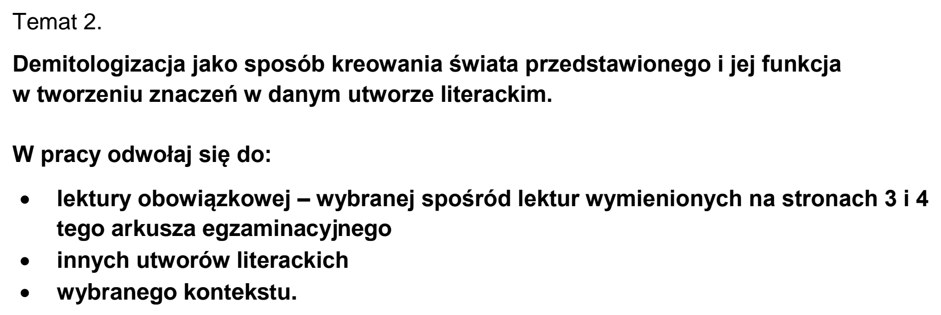 Matura, maj 2026, podgląd zadania 2