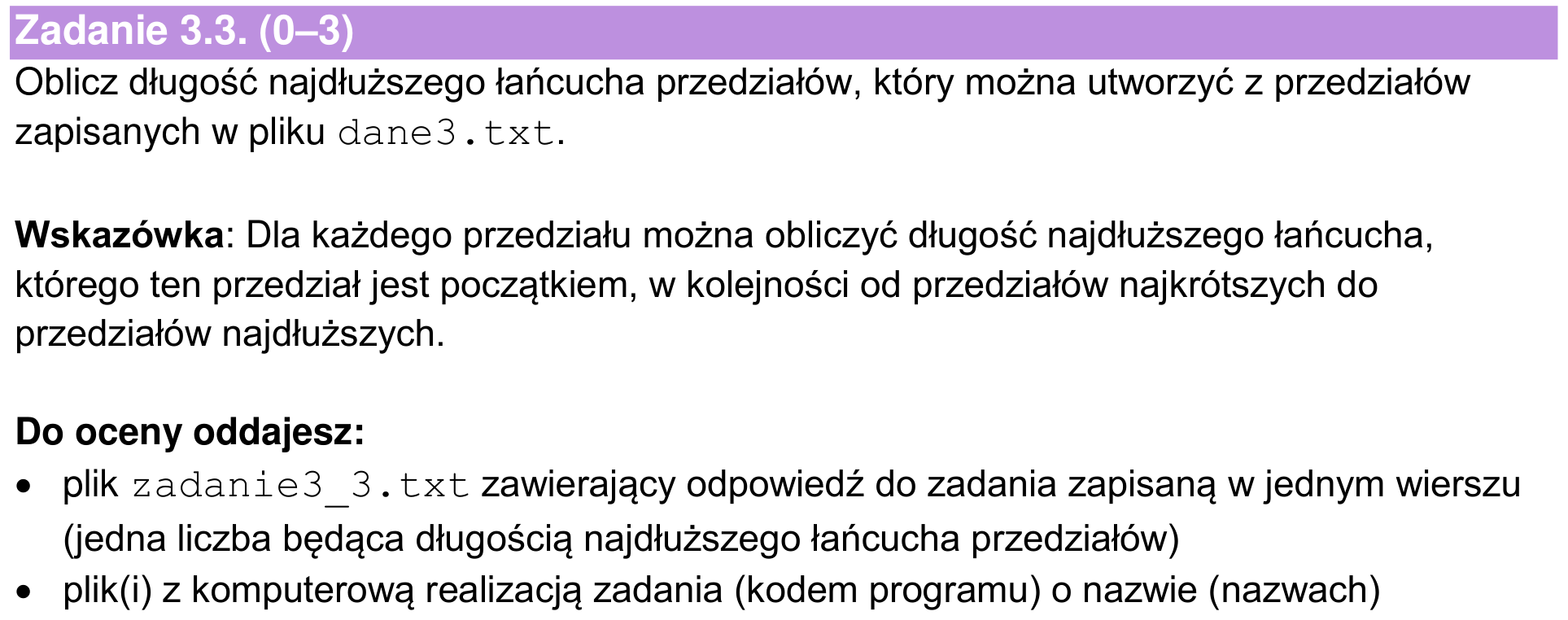 Informator maturalny 2024, zadanie 3.3