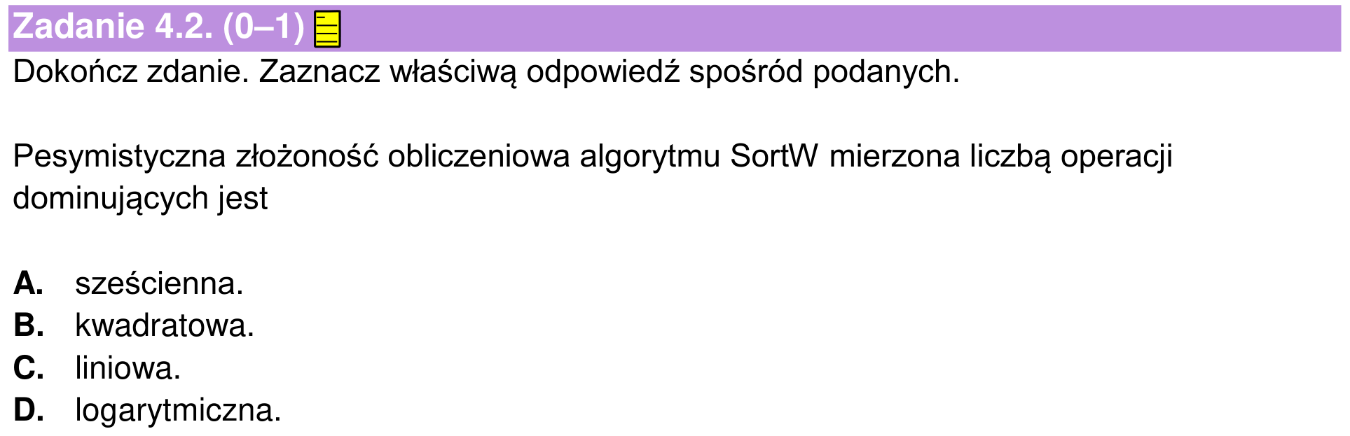 Informator maturalny 2024, zadanie 4.2