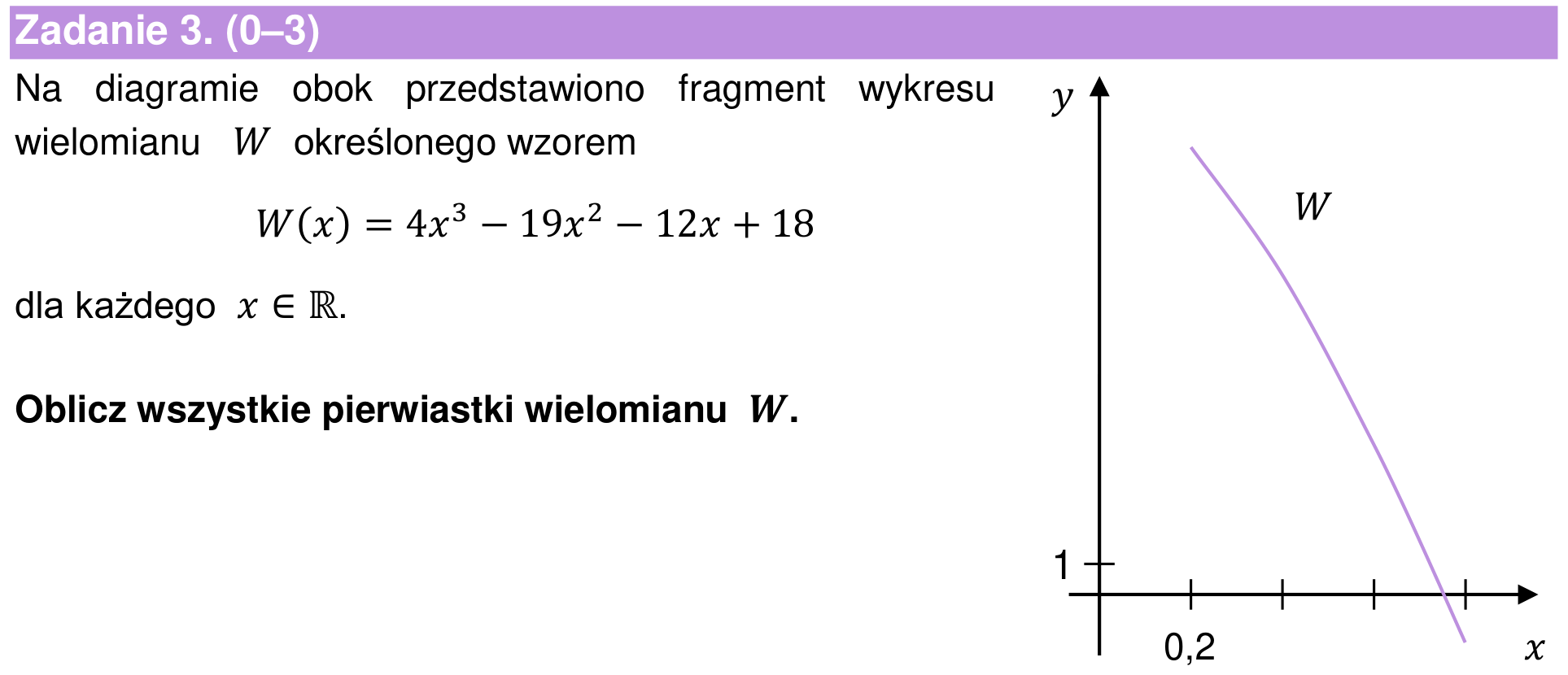Informator maturalny 2022 – rozszerzenie, podgląd zadania 3