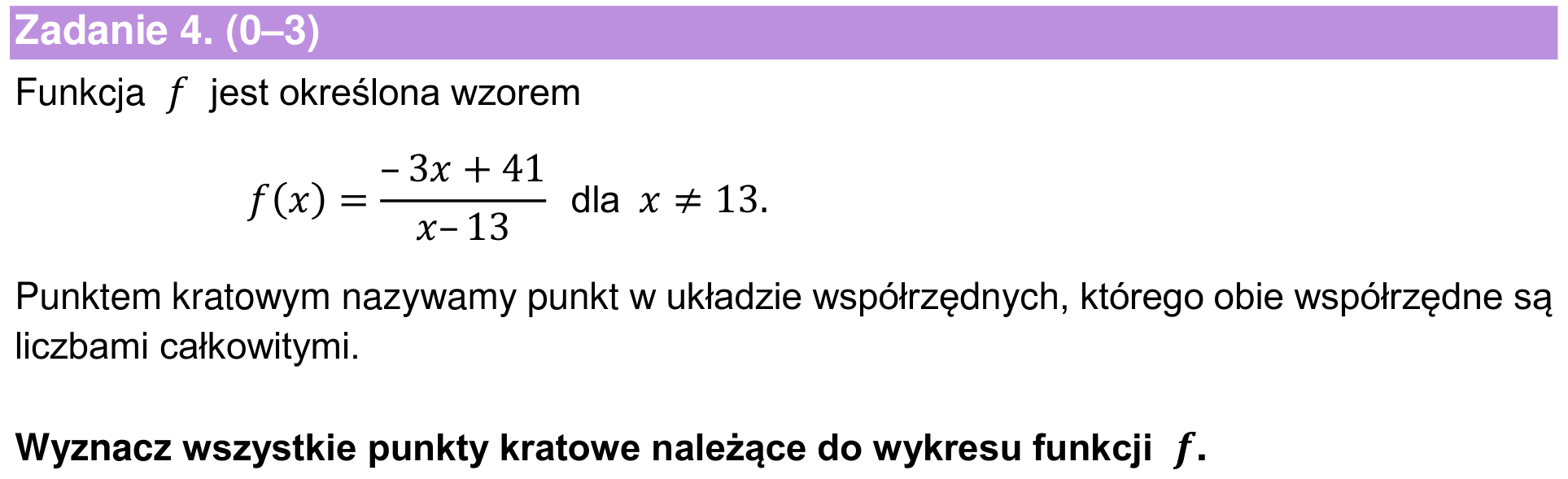 Informator maturalny 2022 – rozszerzenie, podgląd zadania 4