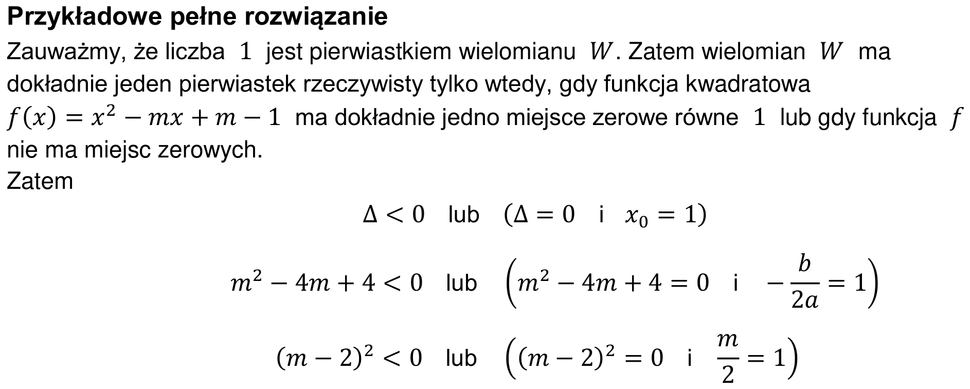 Informator maturalny 2024 – rozszerzenie, odpowiedź do zadania 5, fragment 1