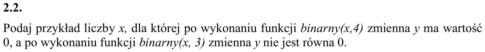 Zbiór zadań 2015, zadanie 2.2