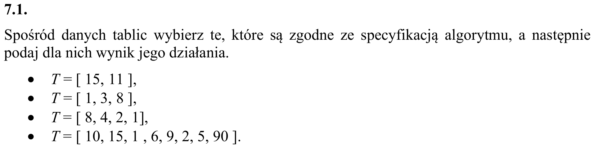 Zbiór zadań 2015, zadanie 7.1