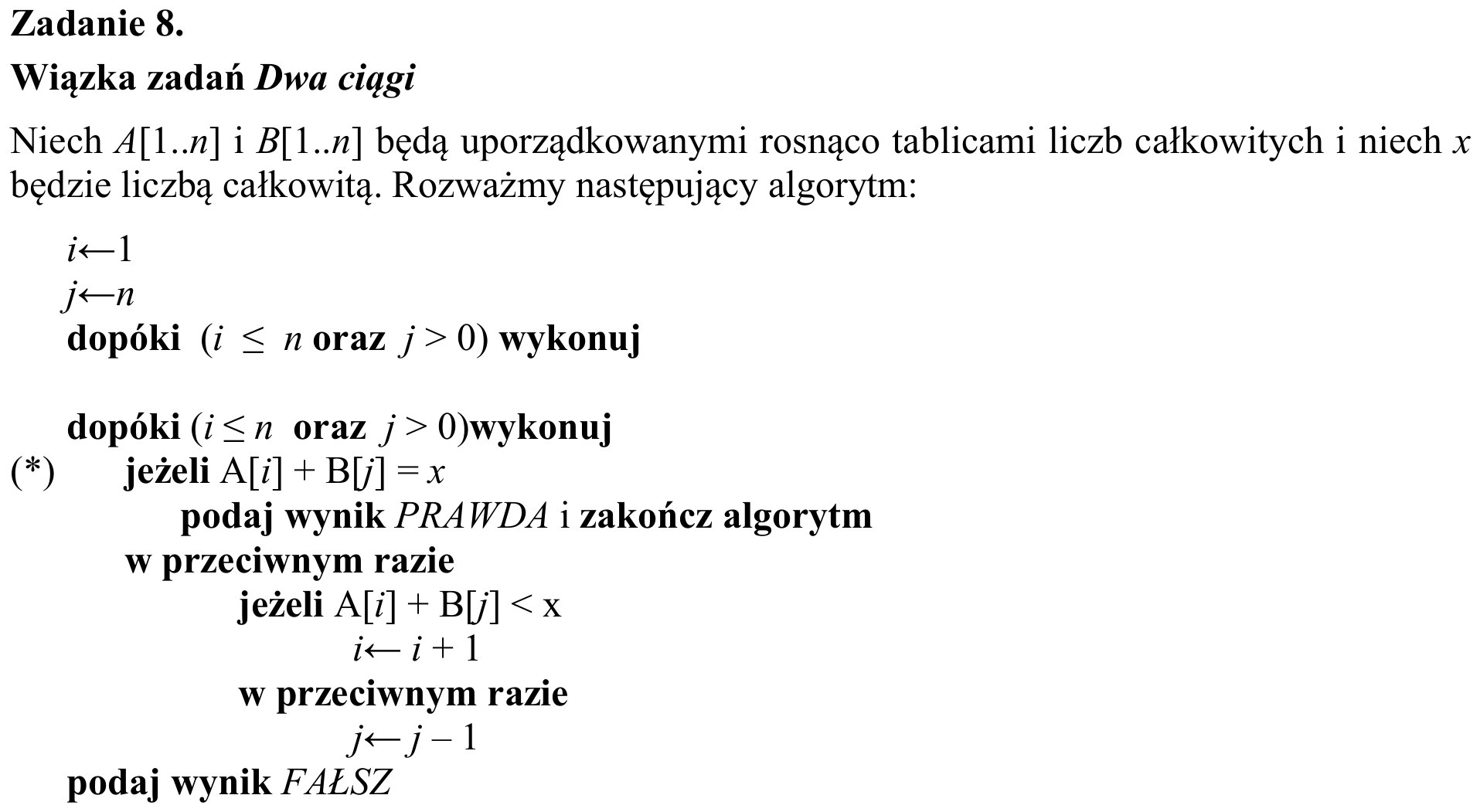 Zbiór zadań 2015, wstęp zadania 8